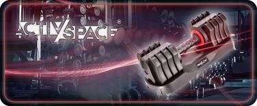 Регульовані чавунні гантелі Activ/Space 1 x 10 кг