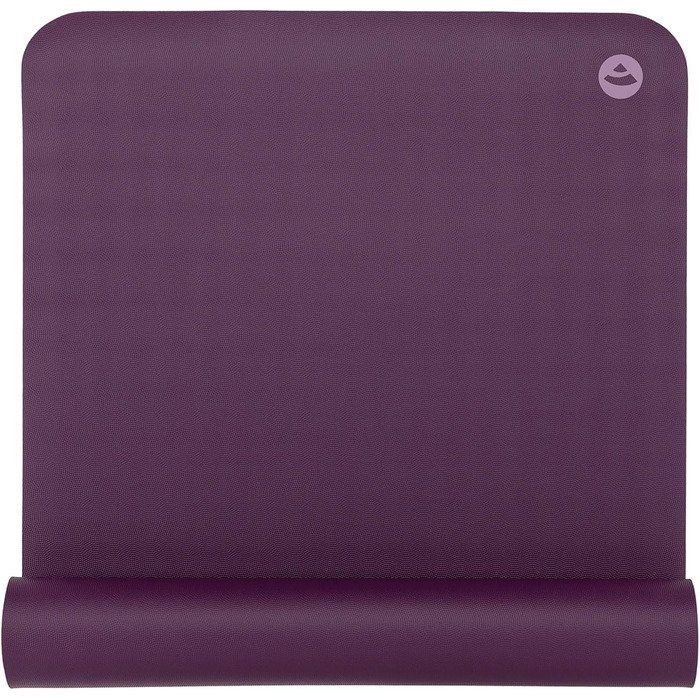 Йога-мат Bodhi ECO PRO XL 200x60 см, натуральний каучук, екстра довгий, нековзкий, для йоги та пілатесу, фіолетовий