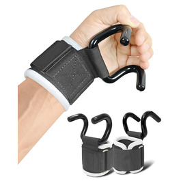 Допоміжні петлі для важкої атлетики Zughilfen – петлі для підйому штанги з захистом зап'ястя, до 317 кг