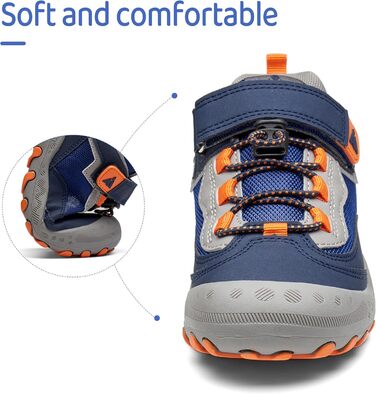 Дитячі трекінгові кросівки Mishansha для активного відпочинку: легкі, зручні, зелені (24 EU, блакитні)