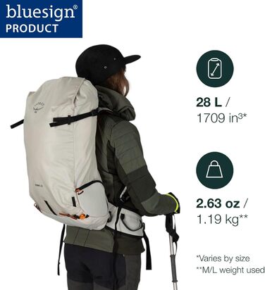 Рюкзак Osprey Firn 28 л M-L бузково-зелений для туризму