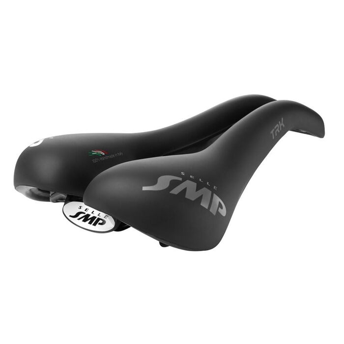 Велосипедне сідло SMP4Bike TRK, чорне, 28 x 16 см - комфорт для чоловіків