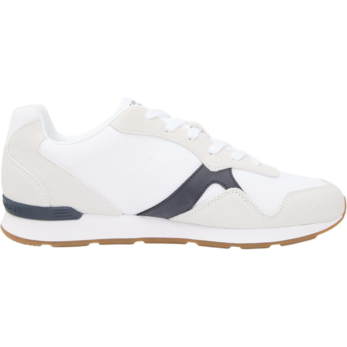 Кросівки Tommy Hilfiger Runner Icon Mix FM0FM05679 - низькі, 44 EU, білі