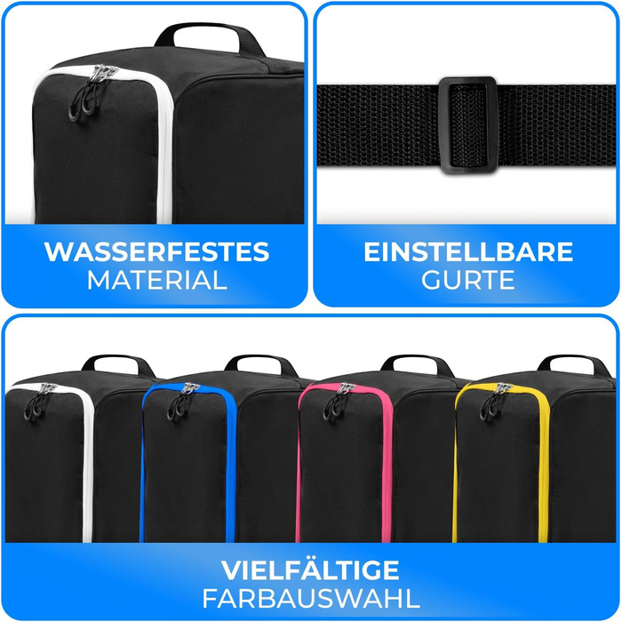 Чохол для лижних черевиків дитячий ISCHGL (Чорно-синій) 40L з відділенням для шолома та аксесуарів