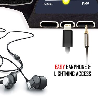 Спортивний браслет RevereSport для телефону з чохлом (Otterbox, Lifeproof). Сумісний з iPhone 15/14/13/12/11/SE/Mini та Samsung S23/S22/S21/S20. Підходить для телефонів середнього розміру (6.5')