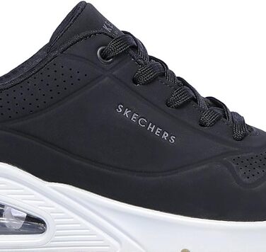 Жіночі кросівки Skechers Uno Stand on Air, чорний штучний замша (Durabuck), розмір 37.5 EU