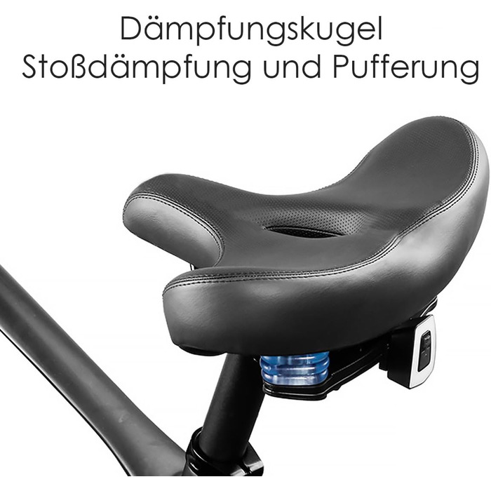 Зручний велосипедний сідло Midgard з дихаючим матеріалом, широке та з м'якою підкладкою для жінок та чоловіків, з вирізом O-Zone