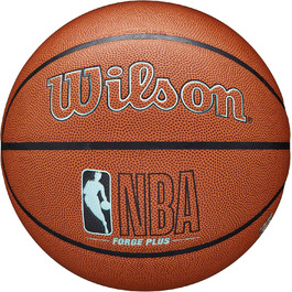 Баскетбольний м'яч Wilson NBA Forge Plus Eco №7 для залу та вулиці, помаранчевий