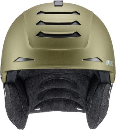 Шолом гірськолижний uvex Legend 2.0 для жінок та чоловіків - регулювання розміру, оптимізована вентиляція (Croco Matt, 52-55 см)