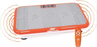 Вібраційна платформа Mediashop Vibro Shaper для фітнесу, м'язів і тренування всіх груп, осциляційна технологія, з фітнес-стрічками, помаранчева