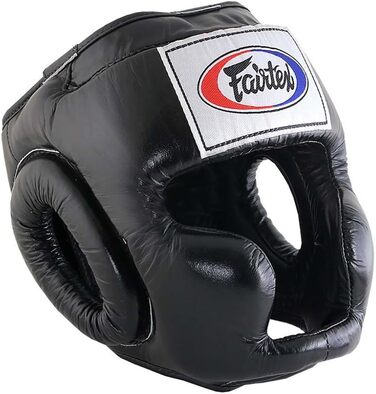 Захисний шолом Fairtex HG3 чорний для ММА, Муай Тай та тайського боксу