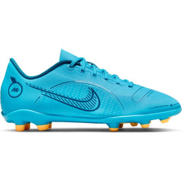 Дитячі футбольні бутси Nike Vapor 14 Club (38 EU, Синій/Помаранчевий)