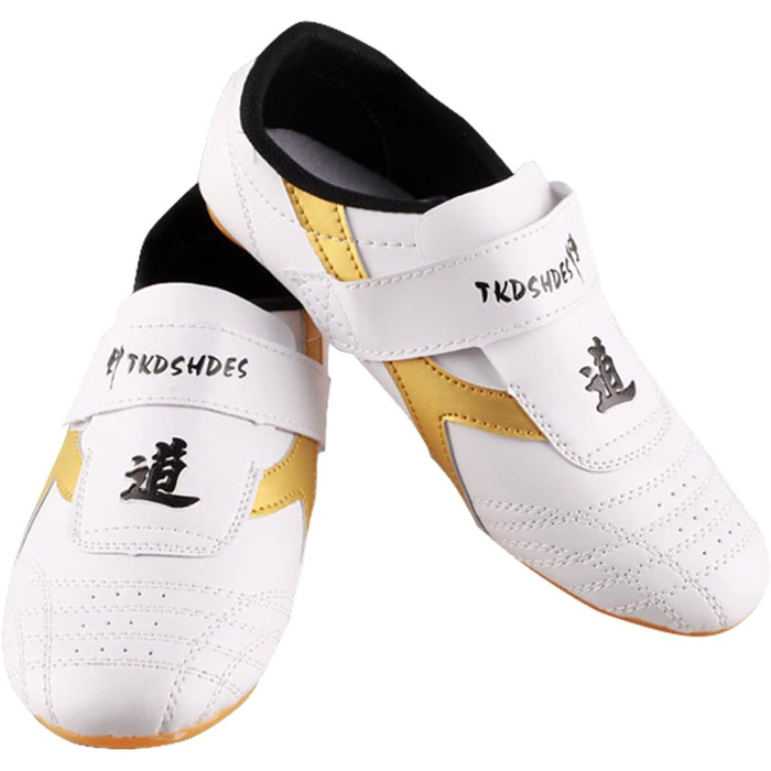 Взуття для тхеквондо Dilwe: дихаючі кросівки для кікбоксингу, тай-чі, конфу, для дорослих та дітей (34 розмір, довжина устілки 22 см)