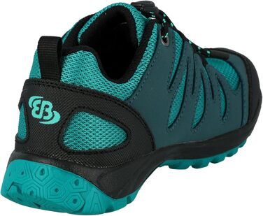 Дитячі трекінгові кросівки Brütting Expedition для хлопчиків та дівчаток, 37 EU, Petrol/Schwarz