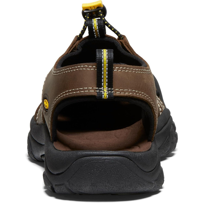 Чоловічі сандалії KEEN Newport з закритим носком, шкіряні, коричневі, 41 EU - зручні та довговічні