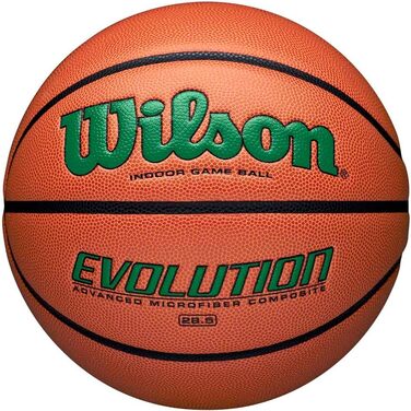 Баскетбольний м'яч Wilson Evolution, розмір 7, помаранчевий, ігровий