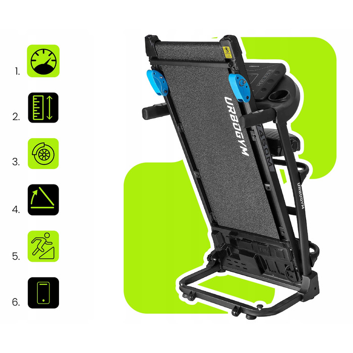 Електрична бігова доріжка Urbogym V450M (до 120 кг)