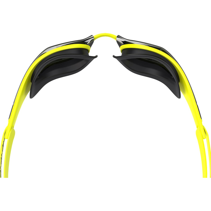 Окуляри для плавання Speedo Fastskin Pure Focus | Змагальні окуляри | Антизапітніння | Водонепроникні, Жовтий/Кобальт/Смарагдовий, Універсальний розмір
