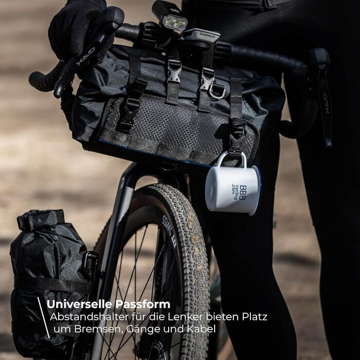 Велосипедна сумка BBB Cycling Front Fellow BSB-141, водонепроникна, на кермо, чорна, розмір M
