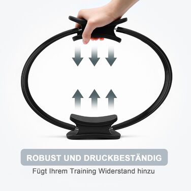 Кільце Pilates SURFOU 32 см: для йоги, фітнесу, тренування стегон та всього тіла