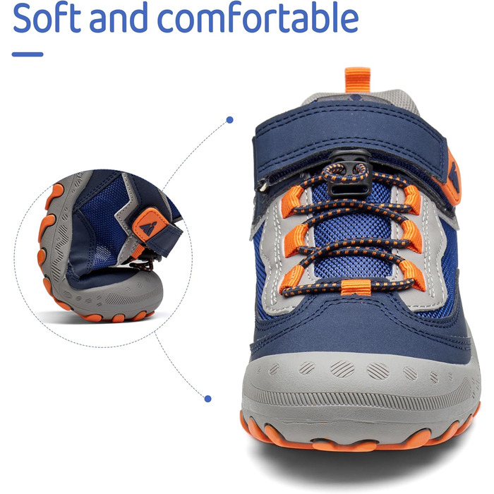 Дитячі трекінгові кросівки Mishansha для активного відпочинку: легкі, зручні, зелені (24 EU, блакитні)