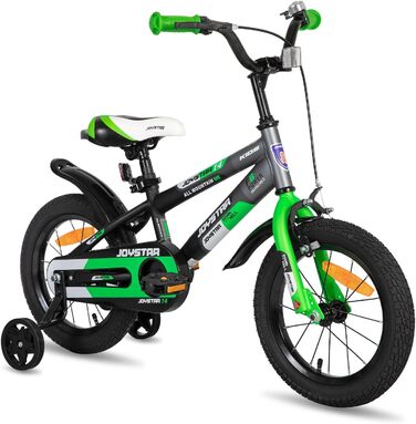 Дитяче велосипед JOYSTAR Berry 12/14/16/20 дюймів для хлопчиків та дівчаток 2-11 років (зелений)
