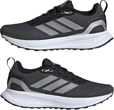 Жіночі кросівки для бігу та тренувань adidas Runfalcon 5 TR, Core Black Silver Metallic Carbon, розмір 39 1/3 EU