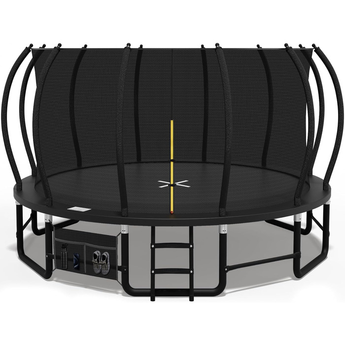 Батут Devoko Outdoor Ø228/305/366/427 см, сертифікат GS, посилені бічні перекладини, стабільний, міцний та надійний 427 x 427 x 265 см