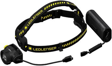 Ліхтар налобний Ledlenser H15R Work чорного кольору, універсальний розмір