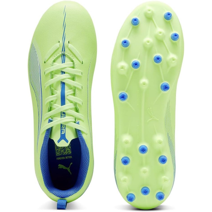 Дитячі футбольні бутси PUMA Ultra 5 Play Mg Jr - 34.5 EU, Fizzy Apple Puma White Bluemazing