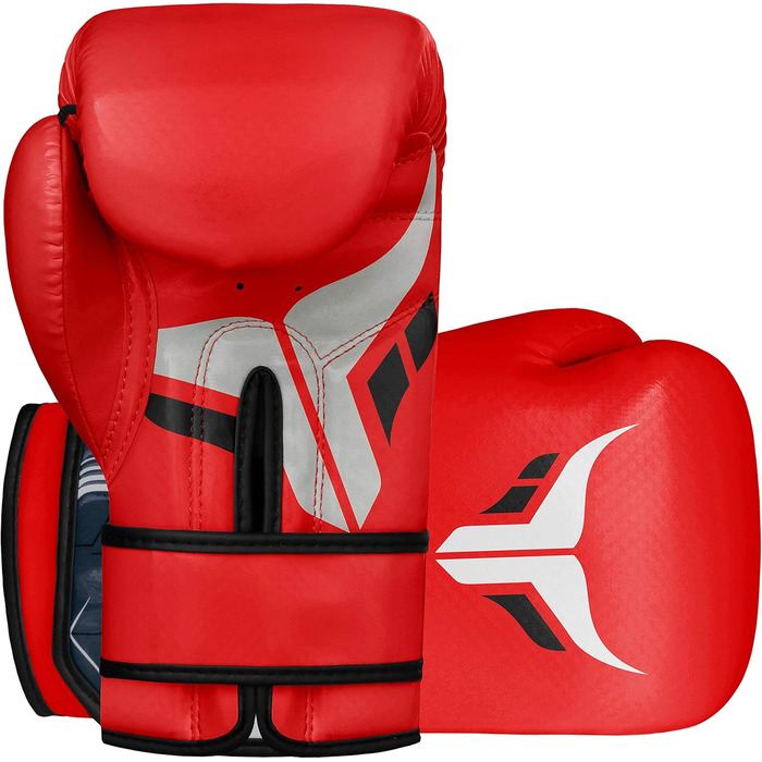 Дитячі боксерські рукавички Mytra Fusion 8 унцій для спарингу, тренувань ММА та кікбоксингу, червоні