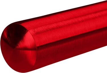 Біта бейсбольна Relaxdays алюмінієва 86 см, червона, з нековзкою ручкою для софтболу