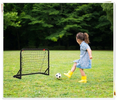 Набір із 2-х переносних складаних сталевих футбольних воріт Xboost, 61x46 см