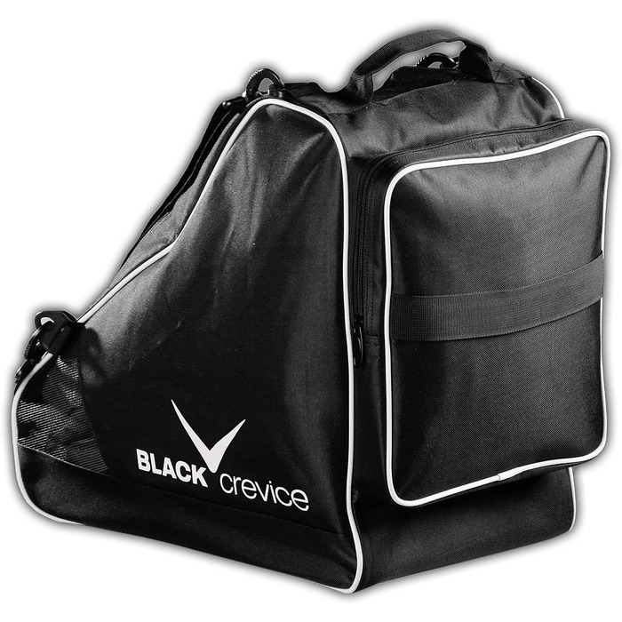 Набір сумок для лиж Black Crevice: лижний чохол 180x20x20 см і сумка для черевиків 43x27x42 см, міцний матеріал 600D/PVC, з плечовим ременем