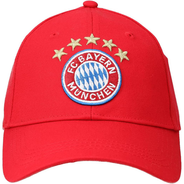 Кепка FC Bayern München з логотипом | Бавовна | Для дорослих | Червоний, темно-синій | Універсальний розмір