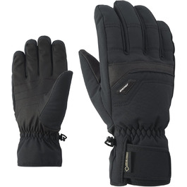Чоловічі лижні рукавички Ziener Glyn GTX Gore-Tex Plus Warm, водонепроникні, дихаючі, зимові, чорні