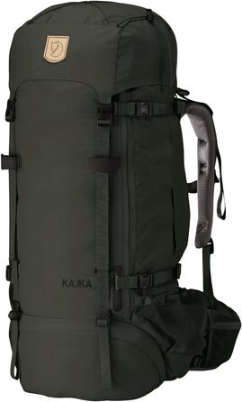 Рюкзак Fjällräven Kajka для туризму, унісекс, 80 л, лісовий зелений, 37×80×29 см