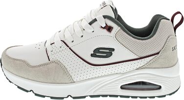 Чоловічі кросівки Skechers UNO Retro One - білі, шкіра, замша, сітка, 44 EU