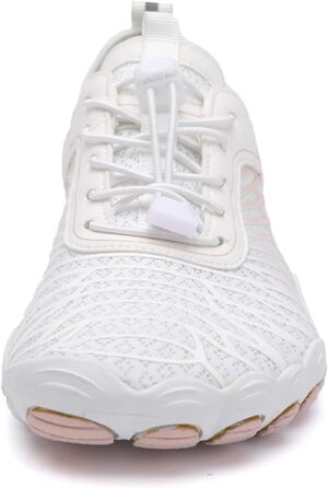 Чоловічі та жіночі аквашузи для плавання та відпочинку на пляжі. Легкі, дихаючі, з неслизькою підошвою. Розмір 40 EU, білі.