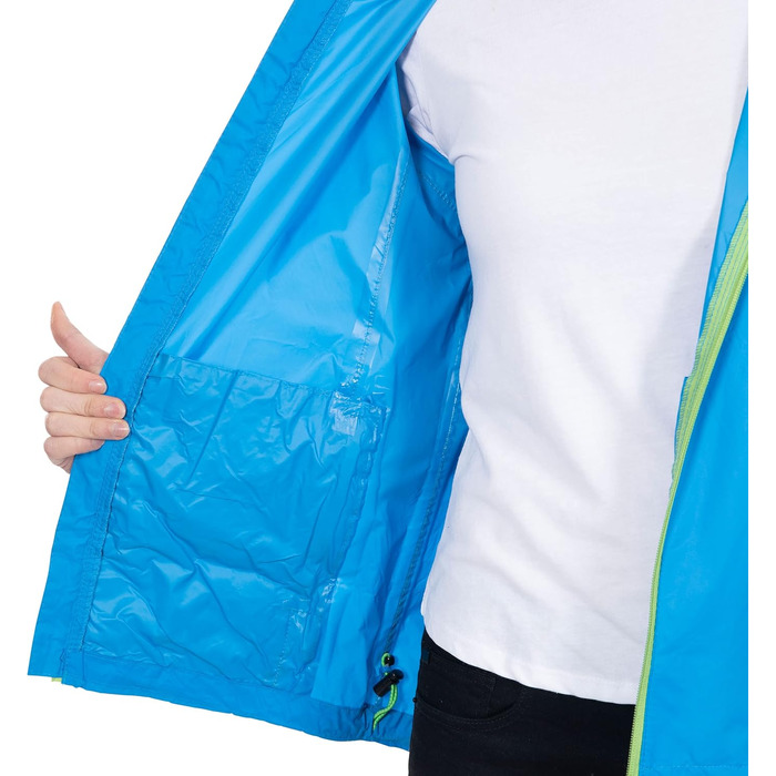 Водонепроникна компактна куртка-дощовик Trespass Qikpac Unisex, колір Cobalt