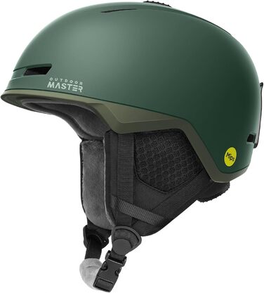 Шолом для сноуборду та лиж OutdoorMaster MIPS, вентиляція, полікарбонат, універсальний розмір, для чоловіків і жінок