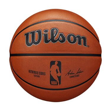М'яч баскетбольний Wilson NBA Authentic Series Outdoor Braun, розмір 6