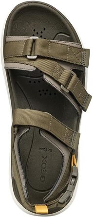 Чоловічі спортивні сандалії Geox U Spherica Actif X S 41 EU Dove Grey Military