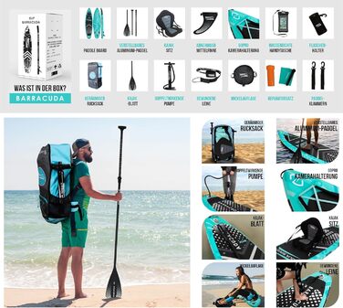 SUP дошка Aqua Spirit надувна 2024, 320x81x15 см, комплект (весло, рюкзак, насос) для початківців/експертів, зелений, гарантія 2 роки