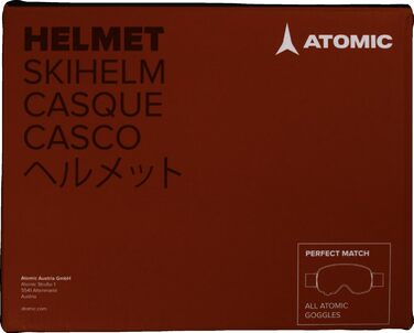 Гірськолижний шолом ATOMIC SAVOR для дорослих, унісекс, 360° Fit System, посилений захист від ударів, система вентиляції Aircon