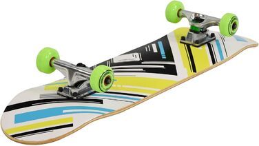 Скейтборд MAXOfit 31 дюйм із клена, ABEC 7, алюмінієві підвіски, різні дизайни