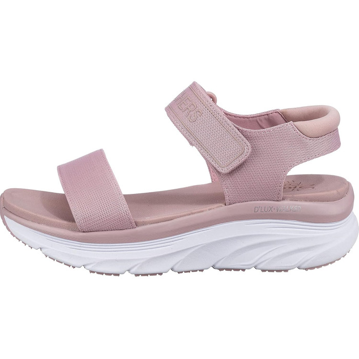 Сандли Skechers D'Lux Walker New Block для жінок (35 EU, Blush Mesh)