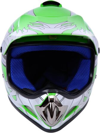 Шолом Samger DOT для дітей та молоді, Off Road, Motocross, Dirt Bike, ATV, мотоцикл, комплект з рукавичками та окулярами
