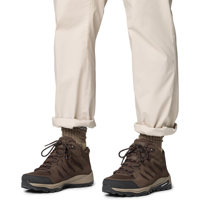 Чоловічі трекінгові черевики Columbia Redmond™ IV Mid Waterproof Cordovan Tangy Orange (40 EU)