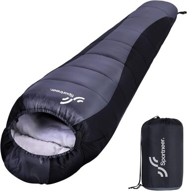 Сплячий мішок Sportneer - компактний та ультралегкий (950г/1500г) - спальний мішок типу 